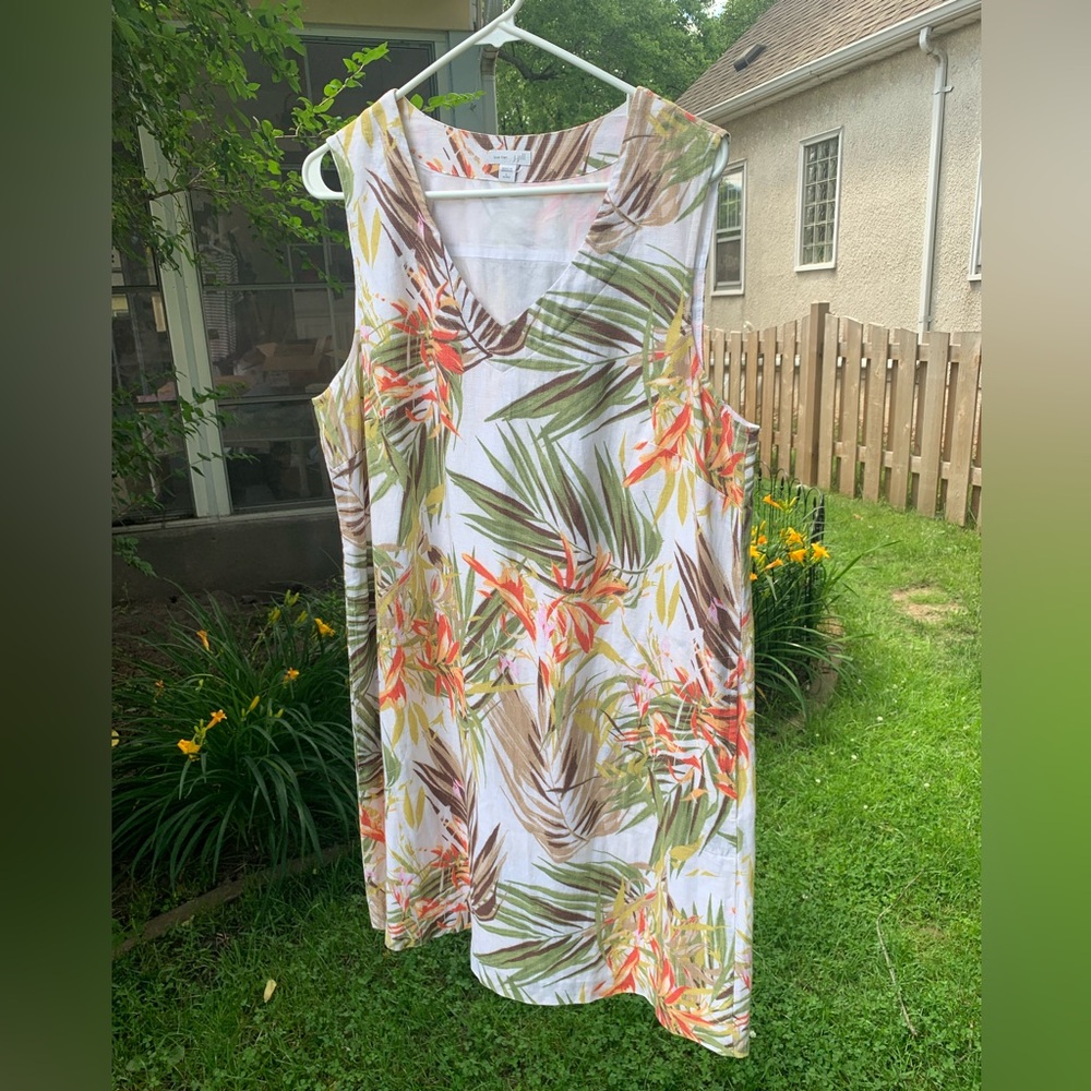 J. Jill linen shift dress